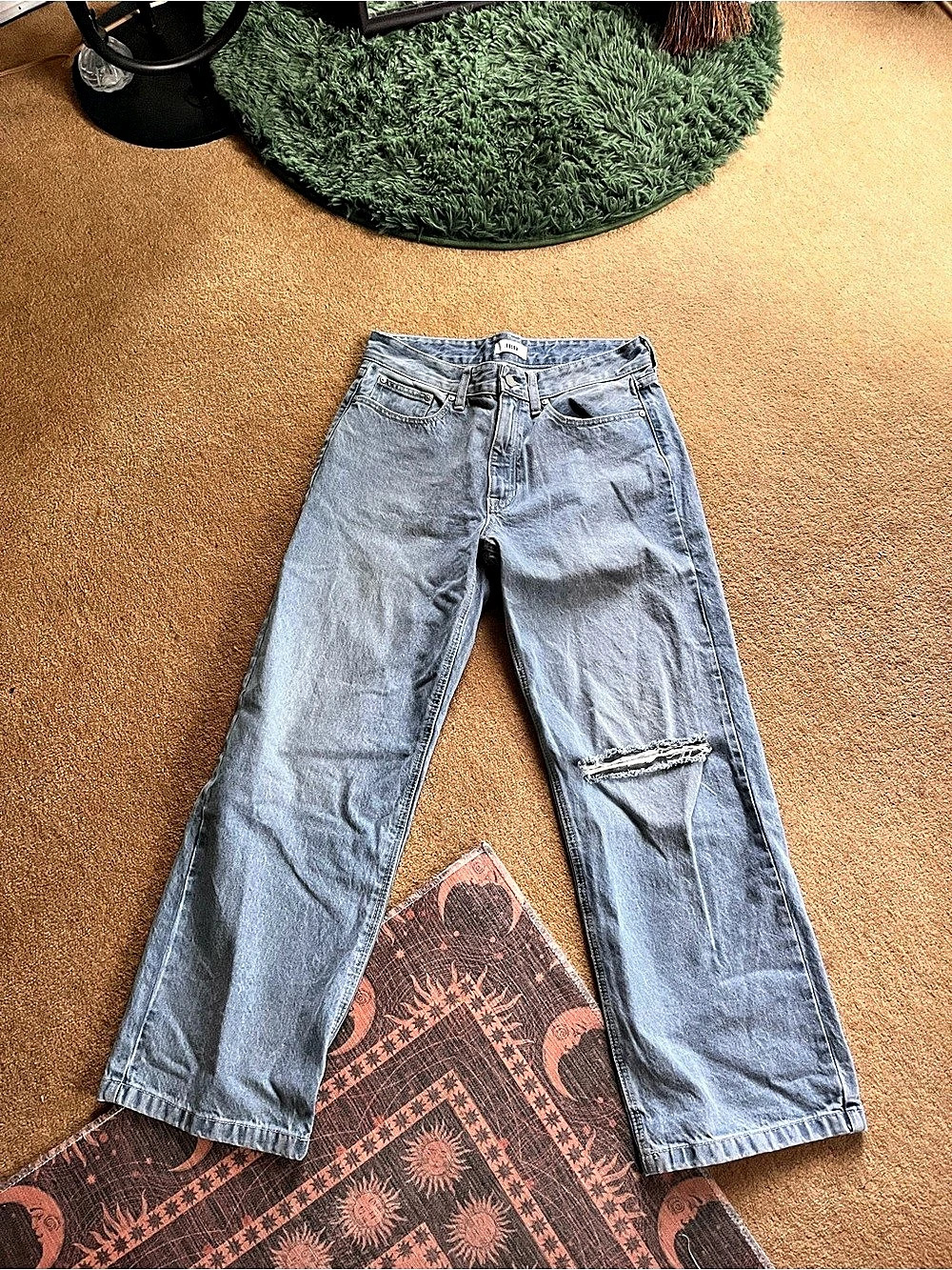 JBD Just Black Denim Straight Leg Jeans Blue Waist 30
